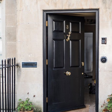 Traditional Black Oak Front Door
