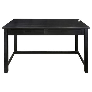 Jefferson Work Desk With Concealed Side Drawer, Concealment Furniture