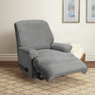 Essex (grey) stretch recliner cover
