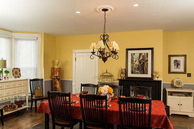 Elegant dining room photo in Indianapolis