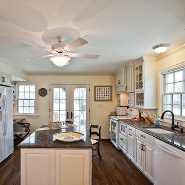 White Traditional Kitchen