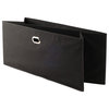 Torino 3-PC Set Folding Bookcase w/ Fabric Basket