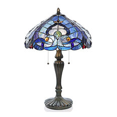 leaded glass table lamps