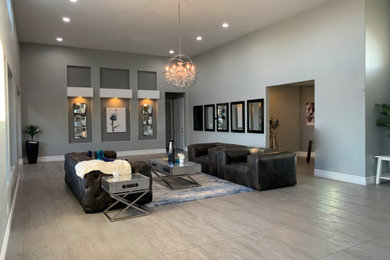 Trendy home design photo in Las Vegas