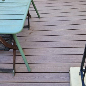 Pose d'une terrasse & rénovation d'une cheminée