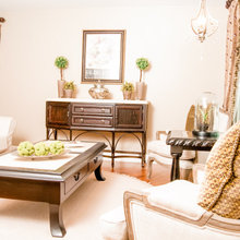 White couch Living room