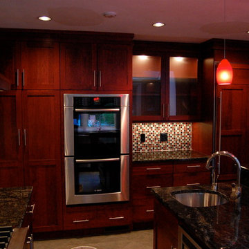 Red Maple with Granite Countertops