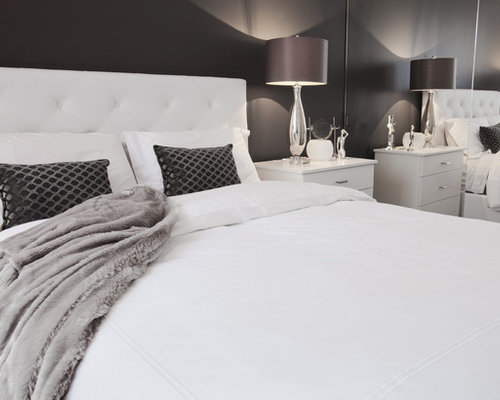  Gray  And White Bedroom  Houzz 