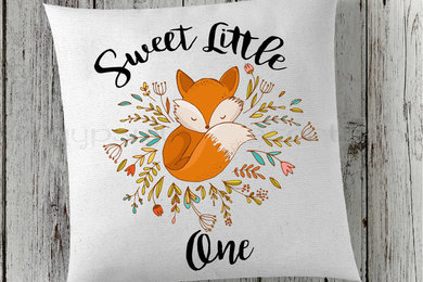 Sweet Little One Fox Pillow