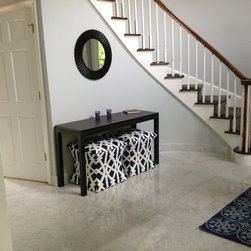 Custom Curved Ottomans - Footstools And Ottomans