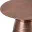 Sheridan Aged Copper Metal Side Table