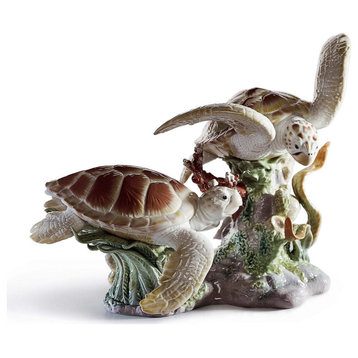 Lladro Sea Turtles Figurine 01006953