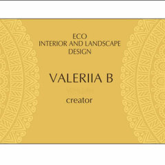 Valeriia B Эко дизайн интерьера и ландшафта