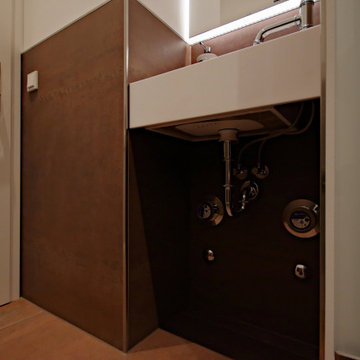 Modernisierung eines Gäste WC's - im Herzen von München - rechte Seite