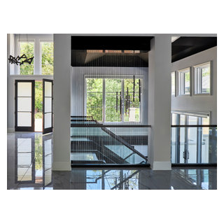 A Soothing Welcome - Contemporary - Entry - Chicago - by Michelle's ...