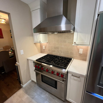 We left this kitchen unrecognizable!!