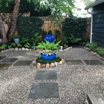 Pea Gravel Sitting Area