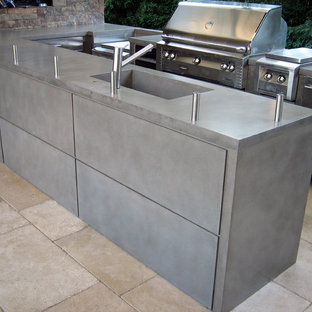 Grey Concrete Countertop Houzz