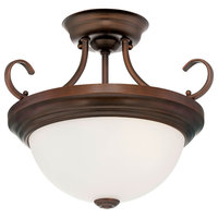 Millennium Lighting Semi-Flush, Rubbed Bronze