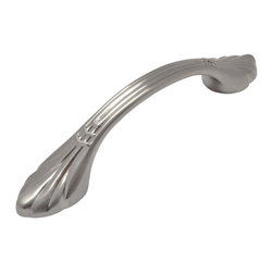 Cosmas - Cosmas 4244SN Satin Nickel Cabinet Pull, 3" Hole Centers, Set of 5 - Cabinet And Drawer Handle Pulls