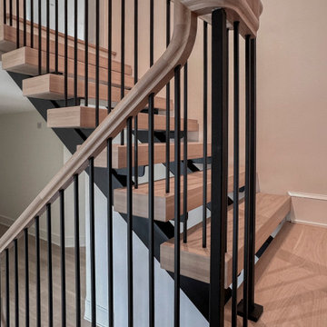 Project #122 | Freestanding Steel & Wood Staircase