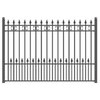 Aleko St Petersburg Style DIY Iron Wrought Steel Fence, 5'x5'