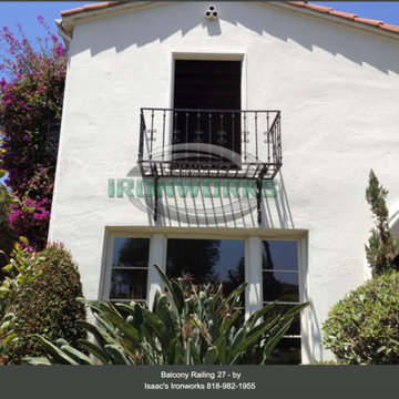 Balcony Railings (Juliet Balcony) Custom Made by Isaac's Ironworks