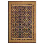 Bareens Designer Rugs - Classic Ziegler Kathryn Blue Green Hand-Knotted Wool Rug - 9'1'' x 11'5'' - Enhance the ambiance of your home with this magnificent Persian-influenced Turkish hand-knotted rug made by skilled artisans capable of creating the most exceptional vegetable dyes and hand-spun wool. This exquisite handmade rug is a one-of-a-kind Peshawar Kafkaz, otherwise identified as Chobi, Chobi Peshawar, Oushak, or Ziegler rug. These handmade rugs are crafted in Pakistan utilizing superior-quality wool imported from Australia, New Zealand, and Korea in two types of weaves: the Persian weave and the Mori weave. This rug is meticulously crafted by hand using the finest natural vegetable dyes extracted from local plants. The artisans use a blend of hand-spun local and fine merino wool, resulting in a rug with a compelling texture, higher lanolin content, and longer staple. The artisans occasionally incorporate natural or artificial silk into the pile to enhance specific motifs. The finished product is an awe-inspiring execution of flawless design and an understated palette that exudes elegance.