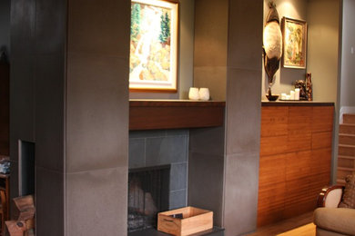 Living room - contemporary living room idea in Vancouver