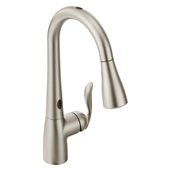 Moen Arbor 1-Handle High Arc Pulldown Kitchen Faucet, Spot Resist Stai