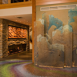 Sonora Resort Custom Fireplace - Indoor Fireplaces