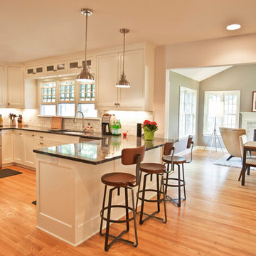 Project 2408-1 - Eclectic Traditional Kitchen + Family Room + Mudroom Remodel