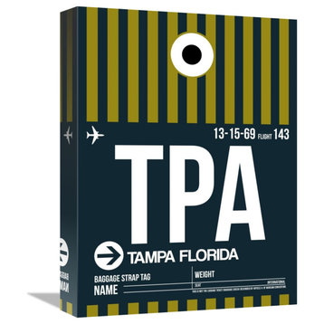 "TPA Tampa Luggage Tag 2" Fine Art Print