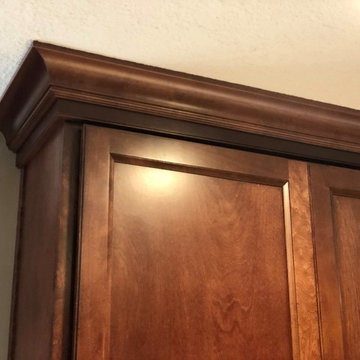 Bettendorf IA, Kitchen Remodel Koch Bristol Brandy on Birch MSI Quartz Sahara