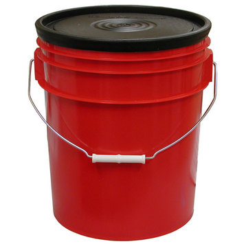 Jones Stephens T60102 5 Gallon BCKT With 1 Large 4 Small TRAY - Red