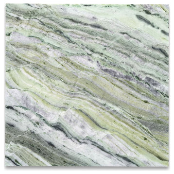 Sagano Vibrant Green Marble 18x18 Tile Honed, 1 sq.ft.
