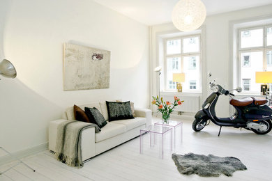 Photo of a scandinavian living room in Stockholm.