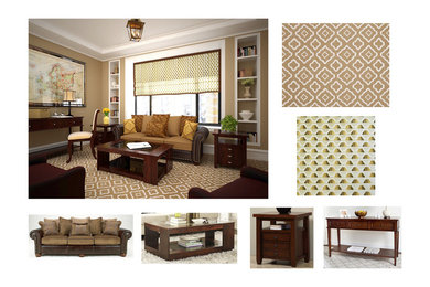 Living room photo in San Francisco