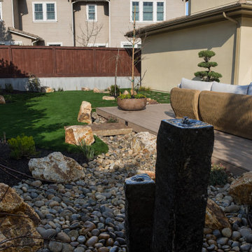 Modern Asian Inspired Backyard in Palo Alto