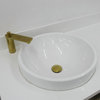 61" Double Sink Vanity, Dark Gray Finish With White Quartz And Round Sink