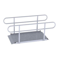EZ-ACCESS - EZ-ACCESS Scaffolding: 6 ft. Modular Ramp with Handrails M6RAF - Ladders And Step Stools
