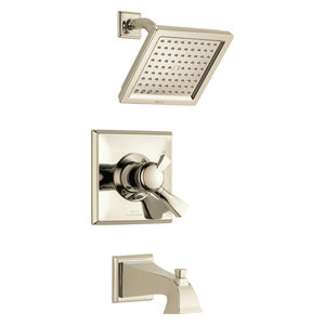 Polished Nickel Delta Faucet T14274-PN Zura Monitor 14 Series H2Okinetic Shower Trim