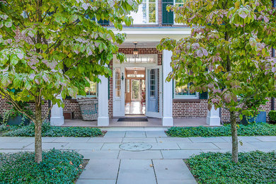 Traditional exterior home idea in New York