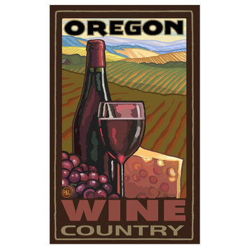 Paul A. Lanquist Oregon Wine Country Art Print, 12"x18"