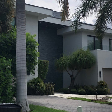 Exterior with Platinum Unitek Natural Stone Panels