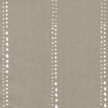 Fabric Sample Carlo Cove Stripe Taupe Cotton