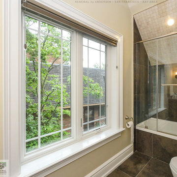 New Windows in Gorgeous Bathroom - Renewal by Andersen San Francisco Bay Area