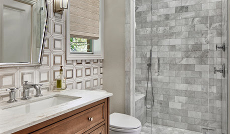 6 New Small Bathrooms With a Luxurious Low-Curb Shower