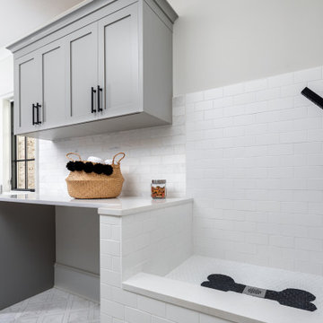Mudroom at 6015 Lansing by Pike Properties - Charlotte Custom Home Builder