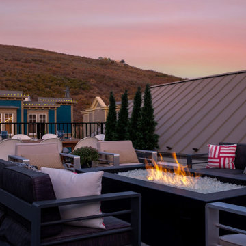 Ski Resort Rooftop Deck